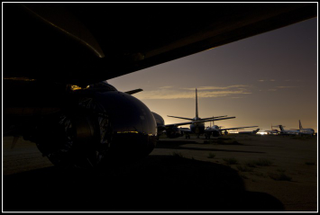 Illustration for article titled Silent scenes from the airplane graveyards of the American Southwest